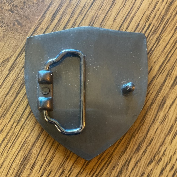 Yamaha Blue and Silver Belt Buckle - Picture 2 of 3